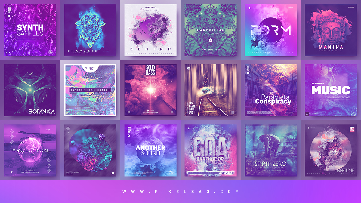 Download 20 Psytrance & Progressive Album Cover Templates ...