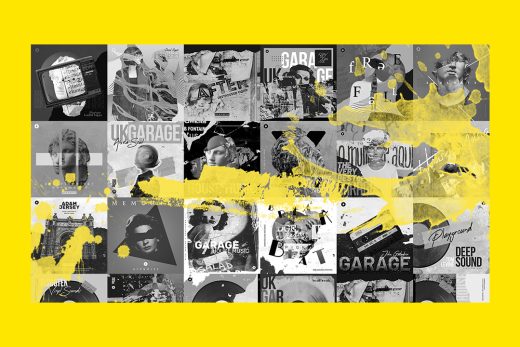 Grunge And Garage Music Album Cover Templates