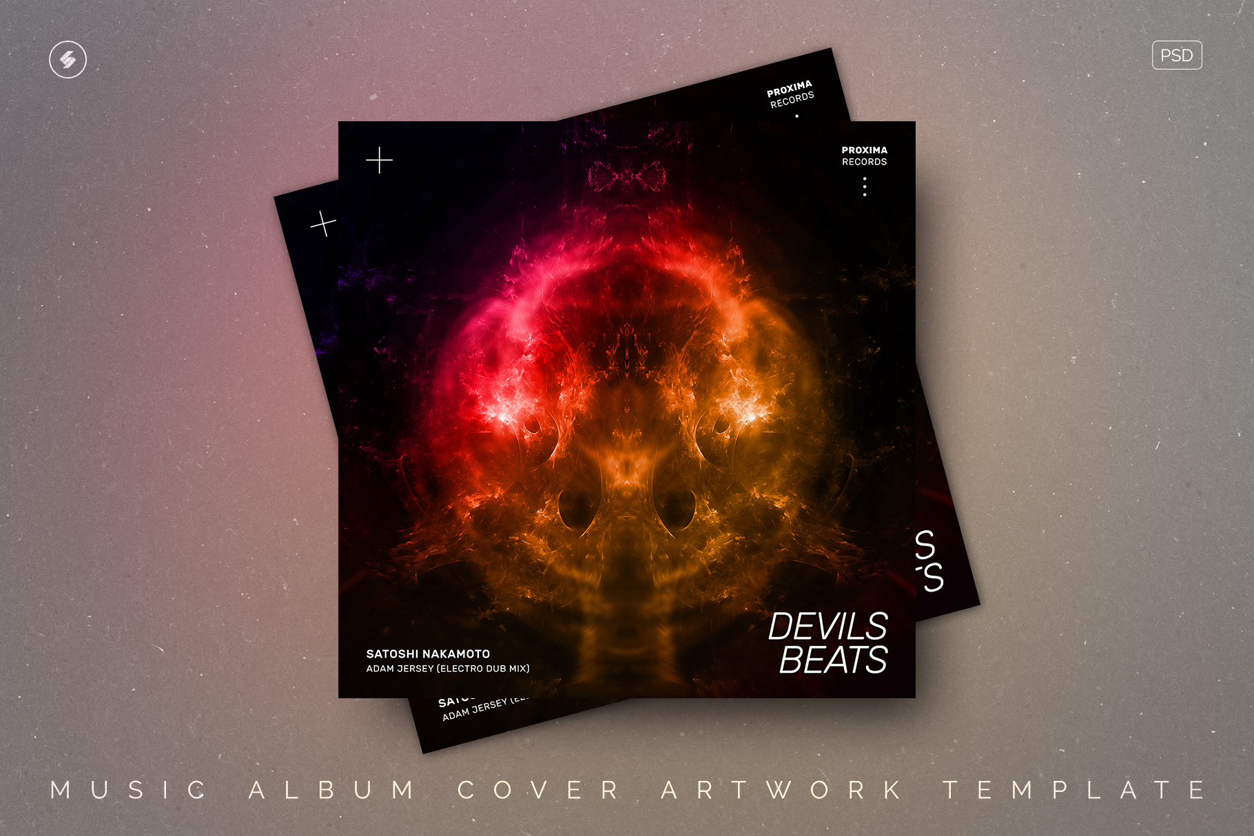 Devils Beats Album Cover Template