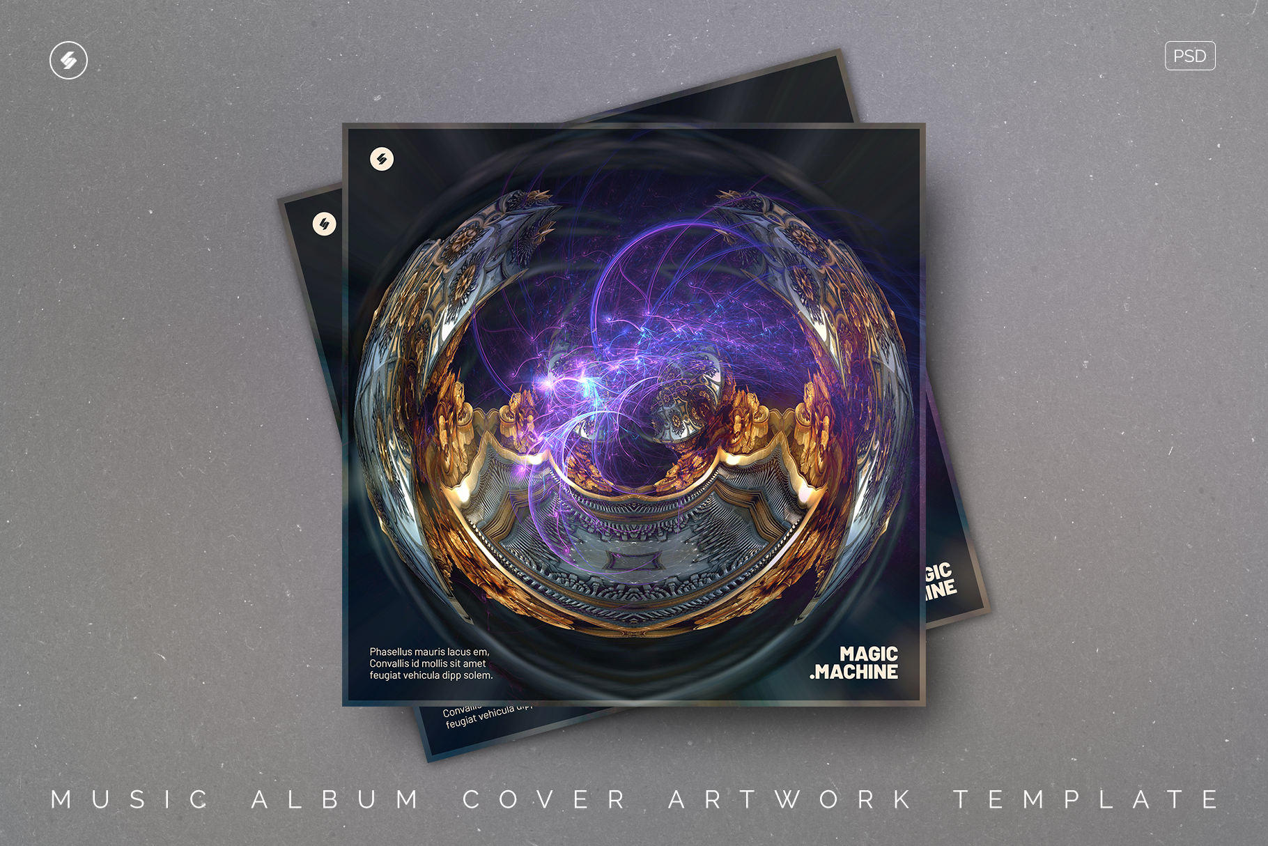 Magic Machine - album cover template