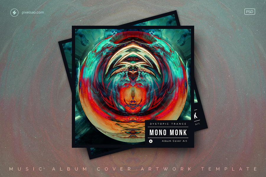 Mono Monk Album Cover PSD