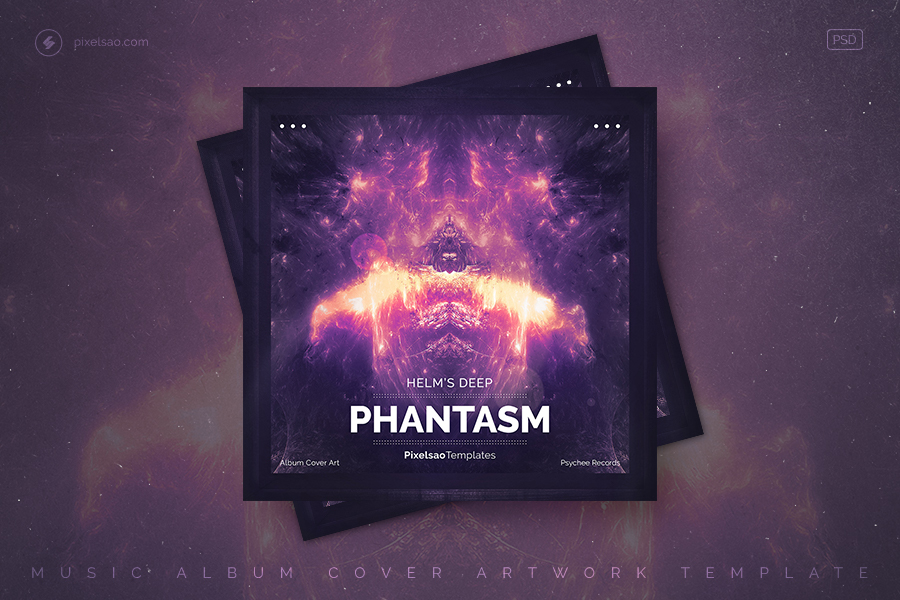 Phantasm Album Cover Template