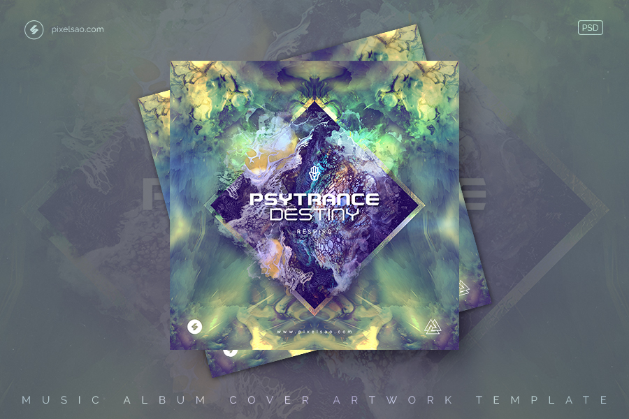 Psytrance Album Cover Artwork